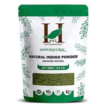 HC HERBAL INGREDIENTS EXPERT 100% Natural Indigo Powder for Hair (227g (12 lb) 8 ounces) Indigofe, 상세 설명 참조0, 상세 설명 참조0