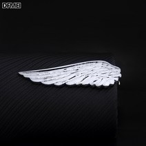 DFMEI.엣지 크리에이티브 비즈니스 정장 골드 넥타이 클립 액세서리 실버 플라워 넥타이