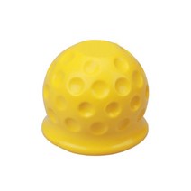 자동차견인볼 견인장치 견인고리 소프트 볼 커버 보호 범용 토우 바 캡 트레일러용 후드 자동차 액세서리, 04 yellow