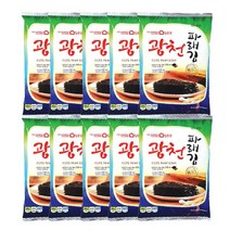 광천김 파래전장김, 10개, 20g