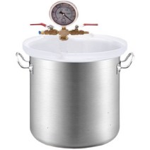 진공 탈포기 접착제 스테인레스기기 버킷 에폭시 AB, 8리터 진공펌프 + 30cm 배럴전문플립필름