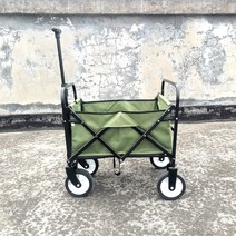 유라 아웃도어 캠핑카 접이식 슈퍼마켓 장보기 캐리어 카트 작은 짐카트, 미니 업그레이드 밀리터리