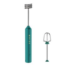 거품 반죽기 전기 교반기 핸드 헬드 우유 계란 비터 usb 충전 거품 메이커 믹서 커피 카푸치노 식품 블렌더, 초록