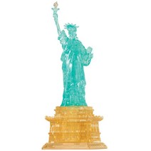 3D 크리스탈 입체 퍼즐 자유의 여신상, 단품, 단품