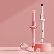 자동 봉고데기 세라믹 코팅 헤어 케어 온도조절, 푸른 색