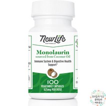 뉴라이프 천연 모노라우린 625mg 100캡슐, 개
