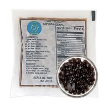 [써니시럽]원터치 타피오카펄 2kg(100g X 20팩) 즉석 냉동 버블티재료, 100g, 20개