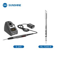 폰수리도구 SUNSHINE-S210 S245 110W 고출력 스마트 휴대용 납땜 인두 조정 가능 범용 JBC 210 245 T245 팁 C210, [03] S245 with K tip