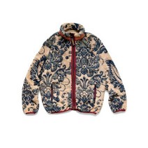19aw 일본 Kapital 양털 빈티지 캐주얼 지퍼 따뜻한 재킷 탱 카오 차오 남성 프린트 캐시미어 코트 가을 및 봄