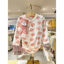 [블루독베이비 10] 23FW (PK)구름강아지모달바디수트SET B 43A7004010