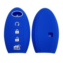 카포카 인피니티 4버튼 스마트키 실리콘케이스 키홀더, Type 2_블루