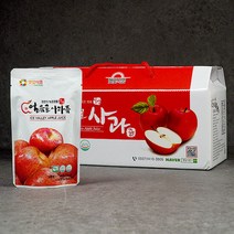 얼음골사과즙 30팩, 단품