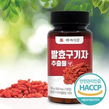발효구기자 추출물 정 500mg 100정 HACCP 인증제품, 4+1개, 500mg x 100정