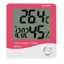 DGBOY HTC 3 디지털 온습도계 핑크, 2개