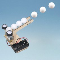 전기 볼 피칭 머신 키트 어린이 DIY 과학 완구 교육 기술 프로젝트 모델 선물용 장, 02 2 sets