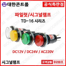 TD16 TD-16 16파이LED표시등 판넬표시등 파이롯트램프 LED표시램프 DC24 AC220V 램프 16파이램프 LED램프 배전함표시등 콘트롤박스램프 LED파이롯램프 제어반표시, 1. DC24V, 4. 고휘도 백색