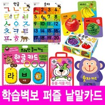 낱말카드 퍼즐 소리나는벽그림/학습벽보/한글카드/수학카드 총모음전, 37.B플래시 동물카드