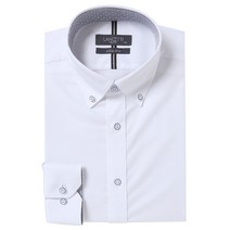 란체티 긴팔 카라 버튼다움 무지 기능성 스판셔츠 LVF4810 wh