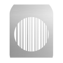 SOONPHO OT1 그래픽 카드 스누트 광학 콘덴서 배경 프로젝션 Godox LED 조명용 DIY 그늘 사진, 43 36, 1개
