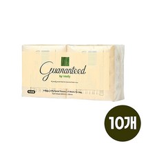 게런티드 페이셜 포켓티슈 4입 친환경 대나무천연펄프 먼지없는 화장지 미용티슈 트레블티슈, 10개