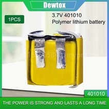 401010 골전도 헤드셋 블루투스 헤드셋 전화 시계 uav 용 30mah 3.7v 리튬 폴리머 충전식 배터리, 1개