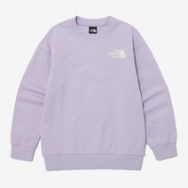 [국내매장판] 노스페이스 키즈 맨투맨 에센셜 스웨트셔츠 NM5MP02T_LAV