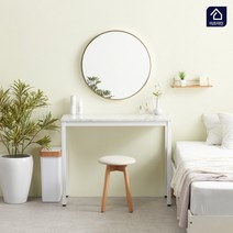이프자인 릴리안 콘솔 화장대 테이블 900, 비앙코마블+블랙다리