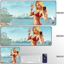 그랜드 테프트 오토 GTA 5 게이밍 마우스 장패드, S + 300X250mm