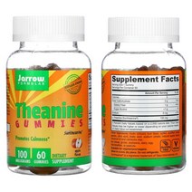 자로우포뮬러스 L테아닌 엘테아닌 100mg 60젤리, 1+1