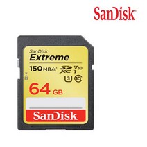 니콘 쿨픽스 P900s 호환 카메라 MLC 메모리카드 64GB, 선택하세요, san extrem SD카드 64GB
