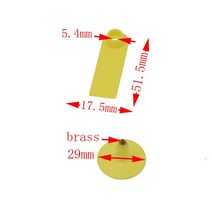가축 귀태그 축사용품 단어 귀 태그없이 동물 태그 30 세트 양 농장 식별 카드 장비 운반 용품, [04] YELLOW