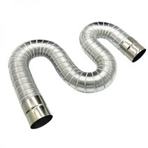 내화 가스 온수기 스테인레스 스틸 60150mm 알루미늄 강력 범용 배기 자동차 흡입 파이프 연장 튜브 길이, 직경 9cm