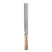 치즈 그라인더 치즈 그레이터 밀 치즈 grater 스테인레스 스틸 레몬 zester 감귤류 생강 마늘 grater 긴 핸들 야채 주방 도구 설명서, b 2.6x32cm