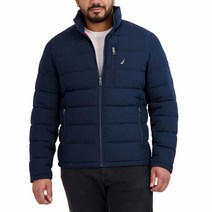 노티카 Nautica 남성용 퀼트 패딩 재킷 XXL 블루 블루.
