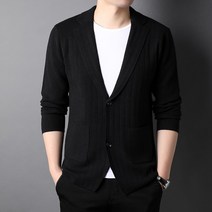 니트코트가디건 솔리드 무지 줄무늬 미니 셋업 남자 스웨터 양복 정장 트렌드 멋진 단 서 봄가을 2909525426