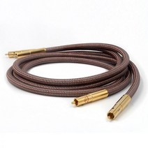 [해외]Hifi RCA Cable Accuphase 40th Anniversary Edition RCA 상호 연결 오디오 케이블 금도금 플러그, 0.5m