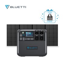BLUETTI 블루에티 2200W AC200MAX파워뱅크세트 350W태양광 패널 초대용량 확장형 보조 배터리 캠핑용 앱 컨트롤 모니터 가능, AC200MAX+pv350