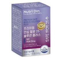 뉴트리딘 프리미엄 안심 철분 25 솔루션 플러스, 60정, 4개