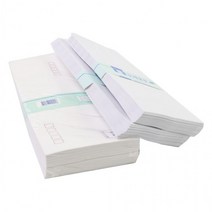 국산 편지봉투 100p 인쇄 무지 규격봉투 경조사봉투 이중봉투, 1-무지봉투100매