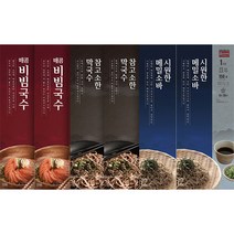 화미 여름국수3종 세트(매콤비빔소바막국수)*2 총6개입, 단품