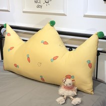 큰베개 안고자는쿠션 배게쿠션 소파롱쿠션 원형롱쿠션 안고자는베개 일자바디필로우 롱필로우 긴바디필로우 일자형바디필로우 사각롱쿠션커버, E.노란무（면직물）