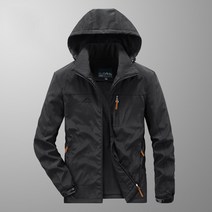 [댄디몰] 남자 기모 아웃도어 바람막이 후드 자켓 점퍼