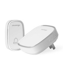 비상벨 무선 전기 스마트 전자 장애인 도움벨 호출벨, 블랙-내부 벨 1개+버튼 1개