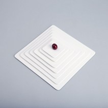미니 판접시 모음 사각 접시 디저트 카페그릇 화이트 업소용 그릇 케이터링, 선택15_미니판정사각
