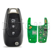 자동차용품 수입차부품 Datong World 자동차 원격 제어 키 쉐보레 크루즈 Avo 트레일블레이저 433MHz ID46 PCF7941E 에 적합 자동 스마트 교체 플립, 315 MHz+3 BT