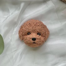 푸들/말티푸/말티즈 차량용 석고방향제 디퓨저, 화이트, 가든파티