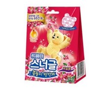 스너글 곰돌이 방향제 달콤한 과일향 레드 본품, 21g, 10개입