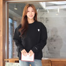 플레이몬스터 PM 삼각 맨투맨 / 오버핏 루즈핏 맨투맨티 / 애슬레저룩 미니멀룩 데일리룩 감성 캐주얼