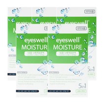 아이스웰 모이스춰 1회용 콘택트렌즈 다목적용액 7ml X 5EA, 5개