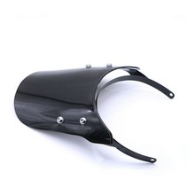 로얄 엔필드 클래식 500 용 전면 헤드 라이트 장식 윈드 실드 윈드실드, [03] Black